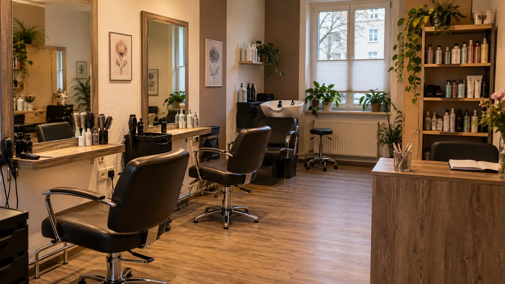 Hair salon example